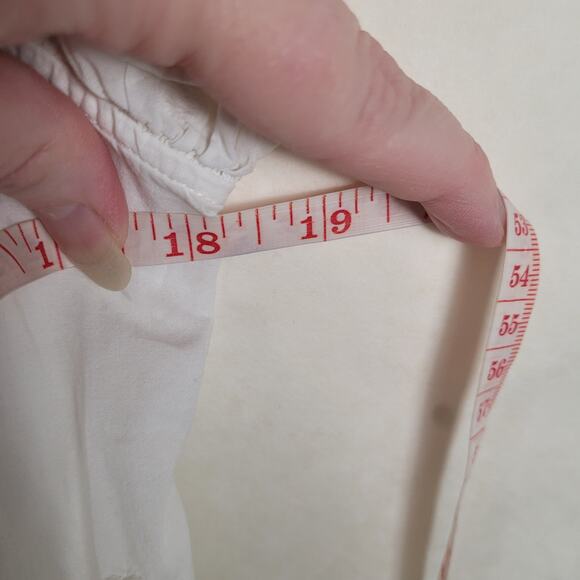 The Kooples white heart embroidered ruffled sleeve tiered dress Size 2 - Picture 11 of 12